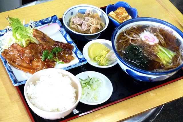 Aランチ　みそ豚焼肉セット　1,000円